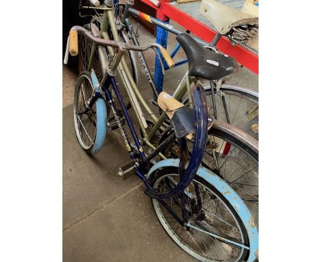Two vintage bicycles 