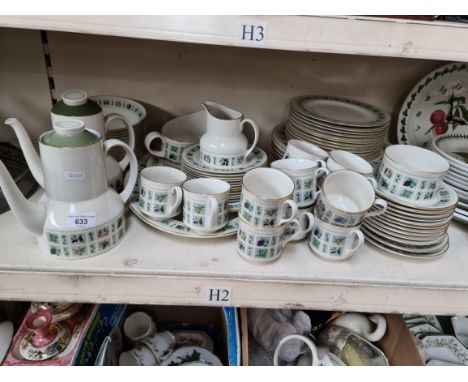 Royal Doulton Tapestry dinner and tea wares for 12 people - appx 80 pieces 