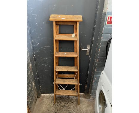 Vintage 5 thread stripped and waxed ladders. 