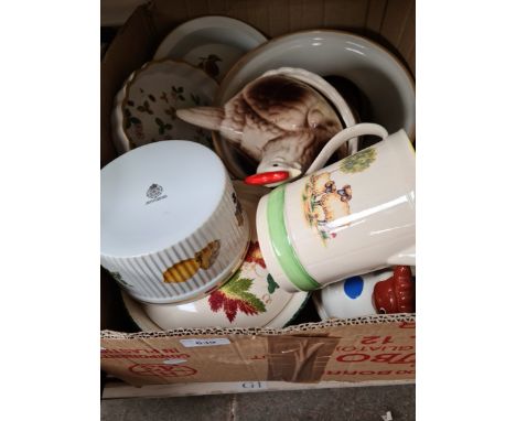 Kitchen wares including Royal Worcester, Poole, Wedgwood etc 