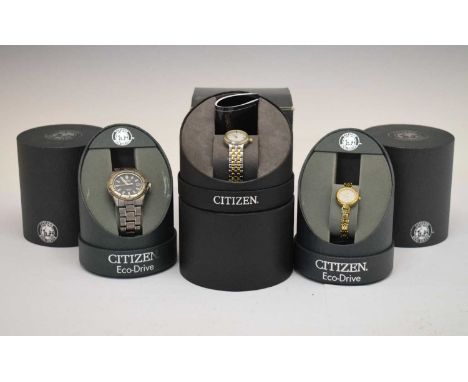 Citizen Eco-Drive - Gentleman's Titanium stainless steel wristwatch, black dial with luminous hour markers, 38mm diameter (ex