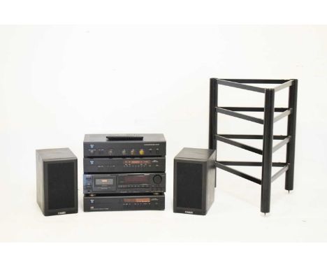 Arcam &amp; Denon hi-fi separates - Alpha 3 Integrated Stereo Amplifier, FX Stereo Tuner and Alpha Plus Compact Disc Player, 