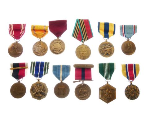 Group of American medals to include; Naval, Military Achievement Medal, Good Conduct, Army of Occupation with 'Germany' clasp