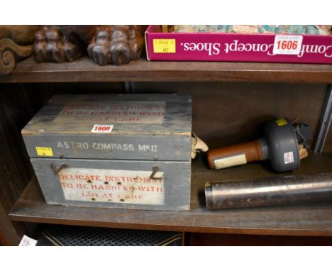 An Astro Compass MkII,&nbsp;boxed; together with a Sestrel hand held compass. 