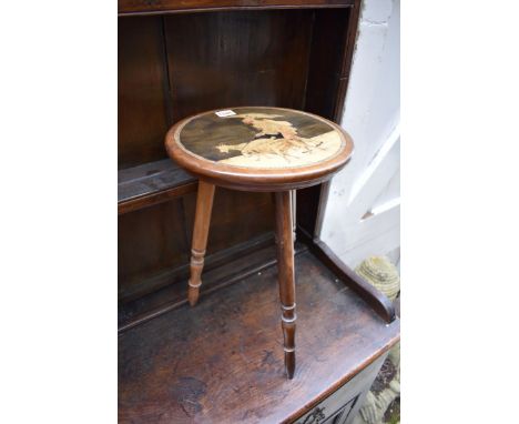 A Sorrento tripod low table or stool,&nbsp;28.5cm diameter. 