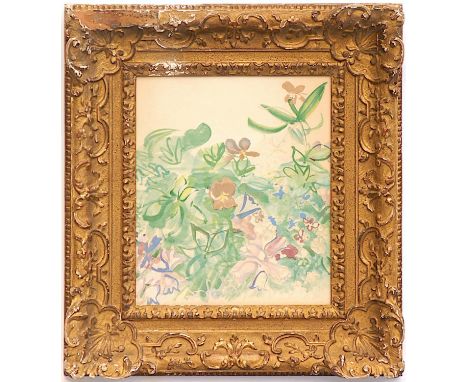 RAOUL DUFY 'Flowers', lithograph, signed in the plate, Ref. Mourlot, 20cm x 25cm, framed and glazed. 