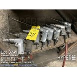 Lot of (9) pneumatic drills