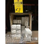 Lot of (37) Allen-Bradley 595-AB Auxiliary Contact Block, 600V, 10A, CE, UL Certified