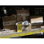 Lot of (4) Kistler Morse KM LD3-03K Load Cell, 3000 lbs Capacity, 3mV/V Output, Stainless Steel