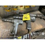 Lot of (3) assorted pneumatic tools