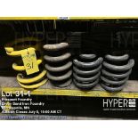 Lot of (4) assorted Shake out conveyor springs