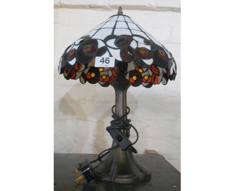 A Tiffany style table lamp