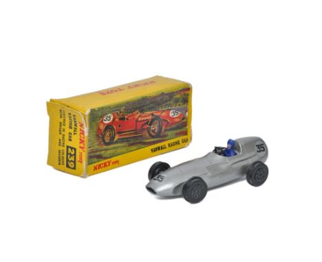 Dinky / Nicky Toys No. 239 Vanwall Racing Car. Silver. Generally very good to excellent with little sign of age related wear 