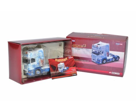 Corgi 1/50 diecast model truck issue comprising No. CC13729 Scania R in the livery of Doyle Plant Hire. Looks to be without o