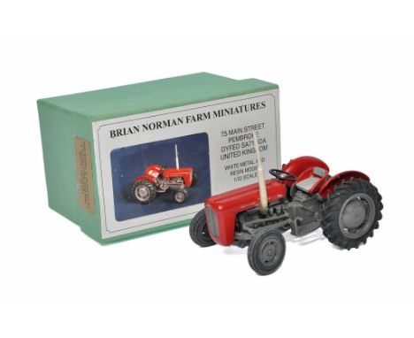 Brian Norman Hand Built 1/32 farm model issue comprising Massey Ferguson 35 Tractor. Generall good, some signs of repair, in 