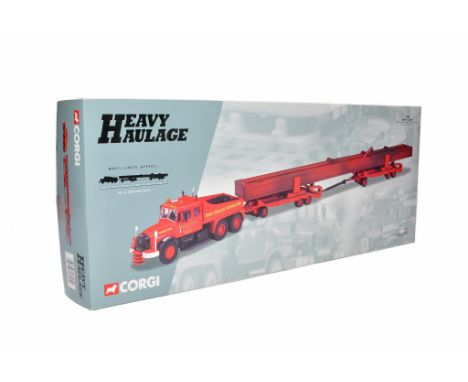 Corgi diecast model truck issue comprising No. 18004 Scammell Contractor Heavy Haulage Set in the livery of Siddle Cook. Look