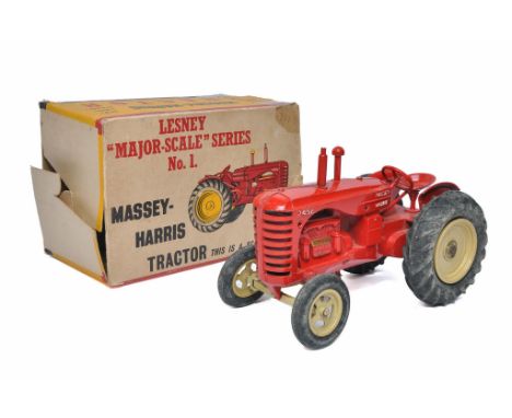 Lesney (Matchbox) Major Scale Series Massey Harris 745D Tractor. Red (deeper shade than previous lot). Very good to excellent