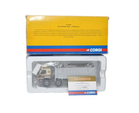 Corgi 1/50 diecast model truck issue comprising No. CC13509 Volvo FM Tipper in the livery of J W Morrison Looks to be without