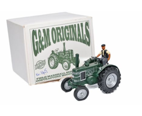 G&amp;M Originals Hand Built 1/32 farm model issue comprising Field Marshall Series II MKII Tractor. Looks to be without obvi
