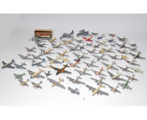 A most impressive collection of older issue diecast model aircraft in addition to some plastic issues. The vast majority are 