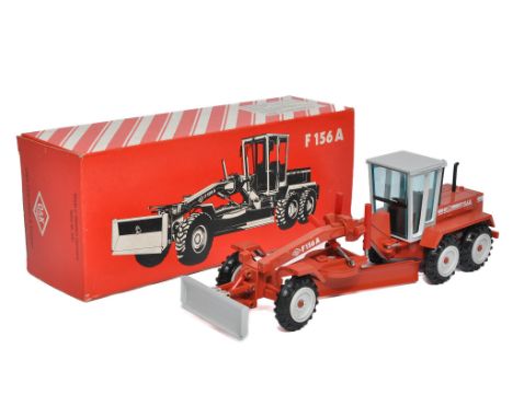 NZG 1/50 diecast model construction issue comprising No.332 O&amp;K F156A Grader. Generally excellent in excellent box. 