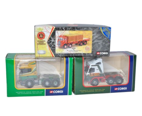 A trio of Corgi model truck issues comprising Eddie Stobart, Macfarlane and BRS ERF. All look to be excellent in boxes. 