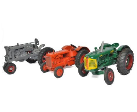 A trio of unusual 1/16 tractor issues comprising Marbil Models Allis Chalmers, Farmall F20 (cast) and crudely cast Oliver 77 