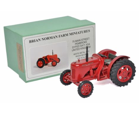 Brian Norman Hand Built 1/32 farm model issue comprising David Brown Cropmaster Tractor. Looks to be without obvious sign of 