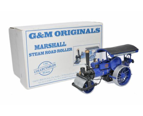 G&amp;M Originals Hand Built 1/32 farm model issue comprising Marshall Steam (tractor) Road Roller. Looks to be without obvio