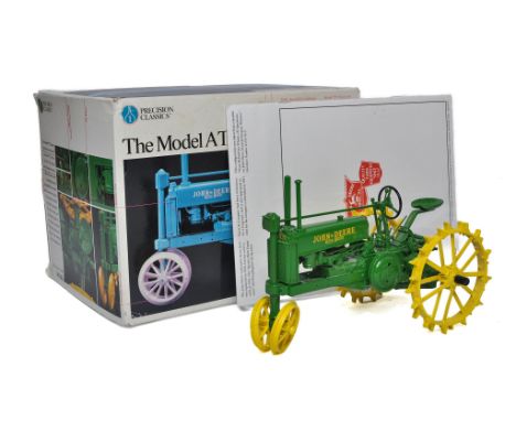 Ertl Precision 1/16 farm model issue comprising John Deere Model A Tractor. Model appears excellent with no obvious sign of f