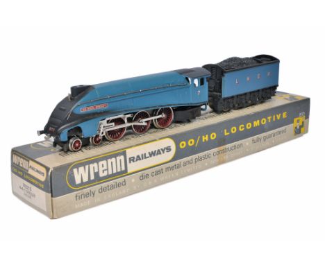 Wrenn Railways OO Gauge W2212  4-6-2 Class A4 Locomotive and Tender LNER Blue 'Sir Nigel Gresley' No.7. Very good to excellen