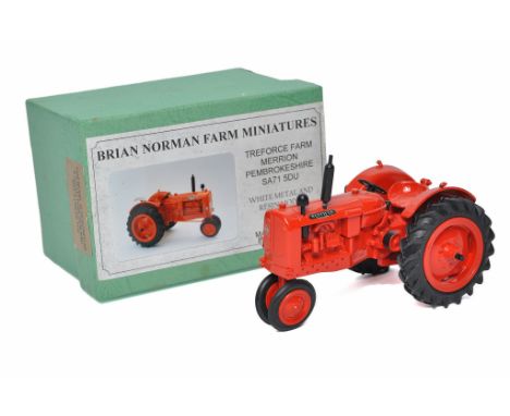 Brian Norman Hand Built 1/32 farm model issue comprising Nuffield Universal V Row Crop Tractor. Looks to be without obvious s