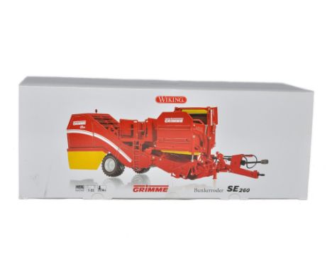 Wiking 1/32 farm model issue comprising Grimme SE260 Trailed Potato Harvester. Excellent (sealed box). 