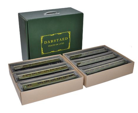 Darstaed De Luxe O Gauge collection of 6 Southern Region passenger coaches. All in excellent condition, in original foam pack
