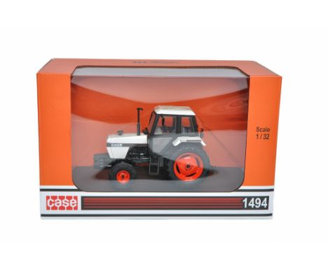 Universal Hobbies 1/32 farm model issue comprising Case 1494 2WD Tractor. Looks to be excellent, secure in box. 