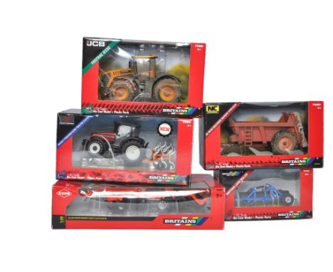 A group of Britains 1/32 farm model issues. A couple weathered as shown, MF Set loose in box, otherwise no obvious sign of fa