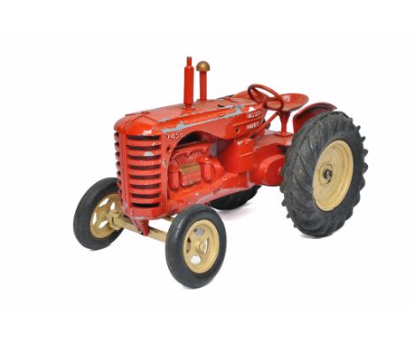 Lesney (Matchbox) Major Scale Series Massey Harris 745D Tractor. Fair to good with notable wear throughout. Still displays we