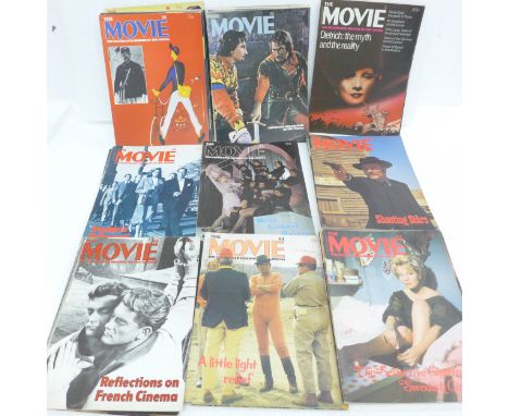 A collection of 1980s The Movie - The Illustrated History of Cinema magazines 