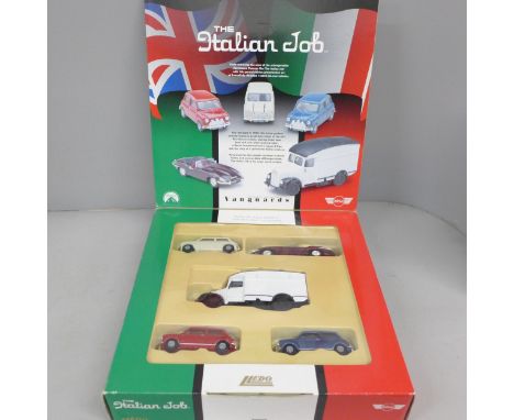 A Lledo The Italian Job special edition five piece boxed set, scale 1:43