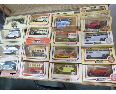 A large collection of boxed Lledo Days Gone model vehicles 