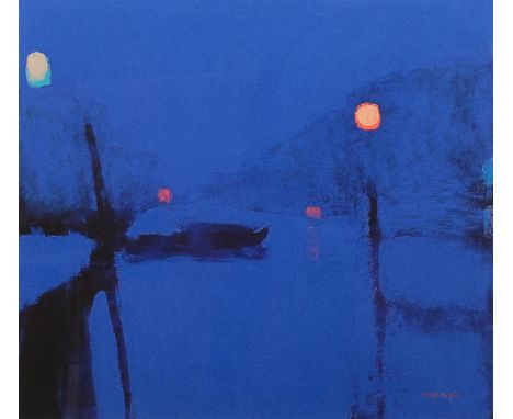 Mark Leach, 2 limited edition lithograph prints, Venice scenes, editions of 100, signed and titled in pencil, 60cm x 53cm, fr