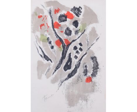 Pierre Talcoat (1905 - 1985), abstract composition, limited edition lithograph, no. 53 of 200, circa 1960, signed in pencil, 