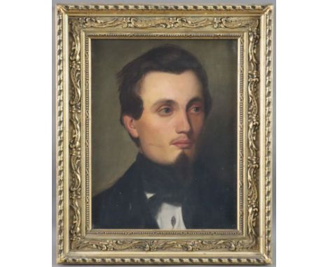 Unbekannte/r Künstler/in (19./20. Jh.) - Portrait eines jungen Mannes, 1. Hälfte 20. Jh., Öl / Leinwand auf Platte, unsignier