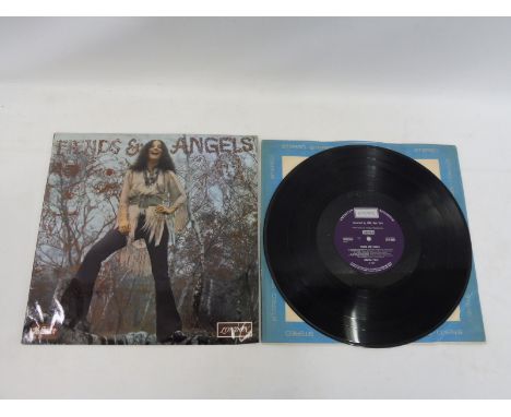 Martha Velez LP 'Fiends &amp; Angels', London SH-K-8395, vinyl appears very good + one light mark on side two, cover appears 