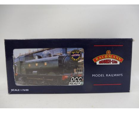 A boxed Bachmann class 8750 pannier tank, GWR 4612, in green, DCC ready. 