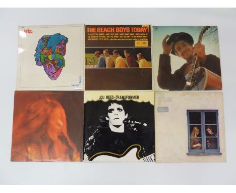 Twelve 1960s-1970s LPs to include Bob Dylan and Lou Reed, various conditions and pressings.