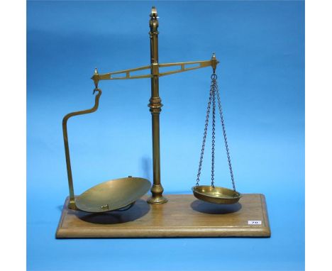 Brass scales.