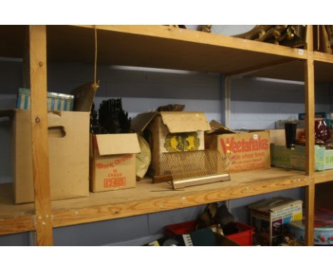 Shelf of assorted.