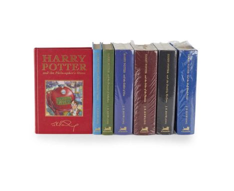 Rowling, J.K. Harry Potter: a set of de-luxe editions Harry Potter and the Philosopher's Stone. London: Bloomsbury, 1999. Fir