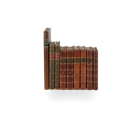 Tours in Scotland 9 calf-bound volumes Skrine, Henry Three Successive Tours in the North of England and Great Part of Scotlan